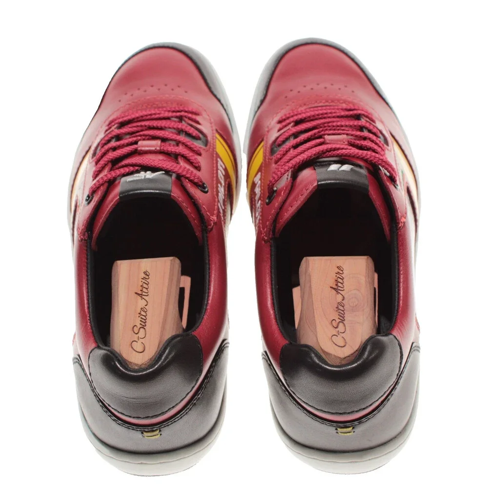 Piloti NWB Competizione AF Corse Driving Sneakers Size 7 US in Red Leather